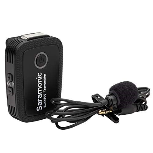 Saramonic BLINK500B5 Blink 500 B5 USB Type-C Cihazları için Kablosuz Yaka Mikrofonu Sistemi, Siyah