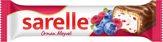 Sarelle ORMAN MEYVELİ GOFRET 33 GR x 20 Adet