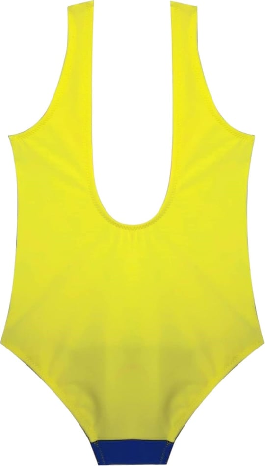 SARI BLOKLU KIZ ÇOCUK MAYO DB20030M