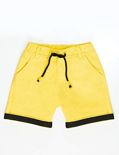 Sarı Erkek Çocuk Gabardin Şort