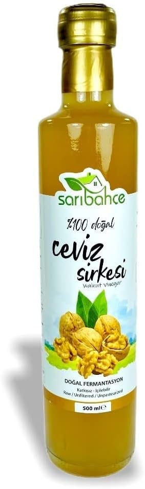 Sarıbahçe Ceviz Sirkesi 500 ml - Doğal Fermente