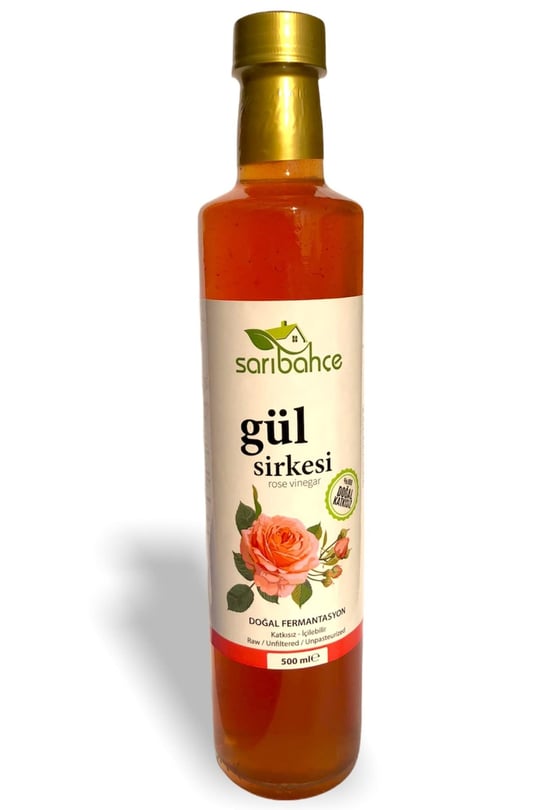 Sarıbahçe Gül Sirkesi 500 ml - Doğal Fermente