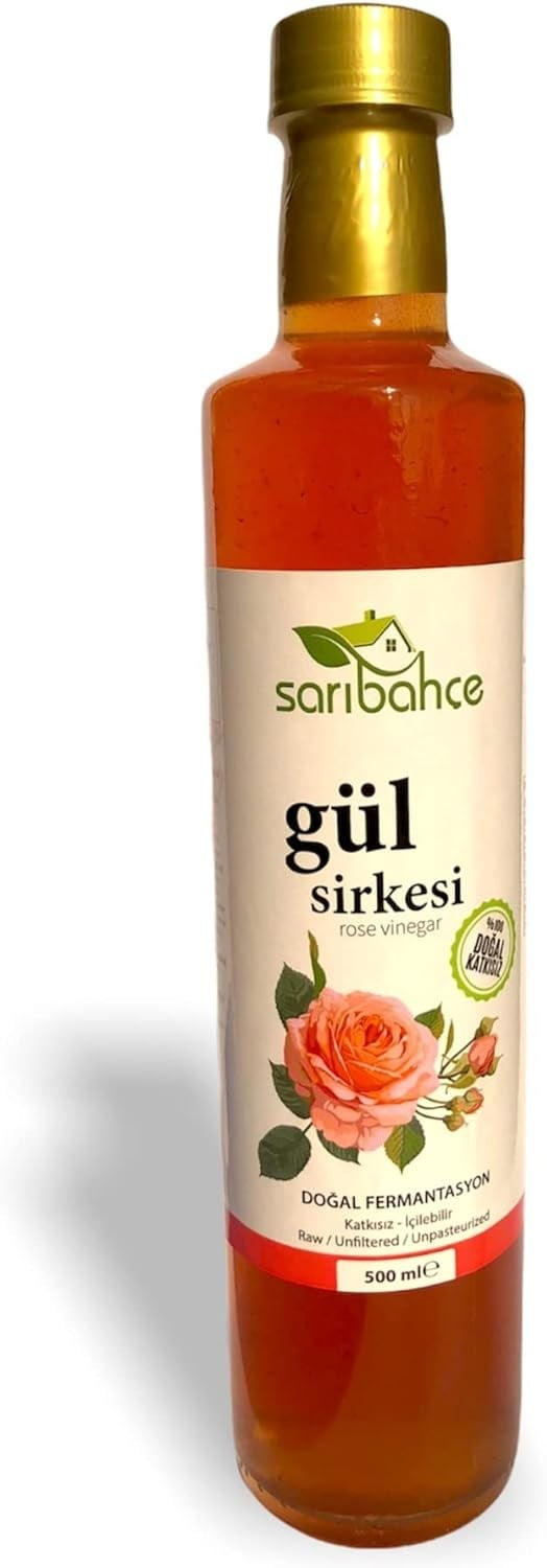 Sarıbahçe Gül Sirkesi 500 ml - Doğal Fermente