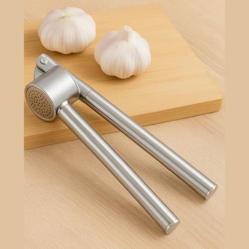 Sarımsak Ezici Presi GARLIC PRESS Sarımsak Kesici,Sarımsak Ezici,Sağlam Paslanmaz Çelik Saplı,Pratik Kaliteli Malzeme
