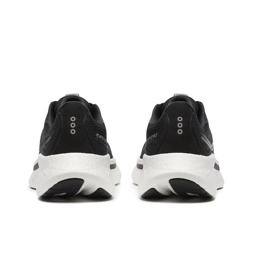 Saucony Erkek Ride 18, Siyah/Beyaz, 40 EU