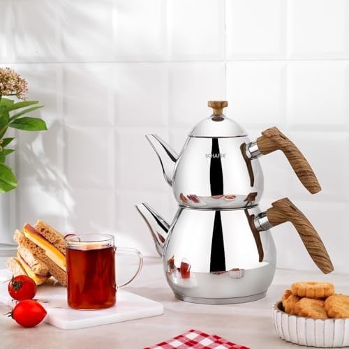 Schäfer Tea Chef Küçük Boy Çaydanlık Takımı 4 Parça-Kahve
