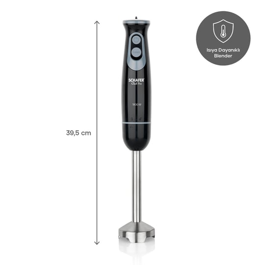 Schafer Chef Pro El Blender Seti-Siyah