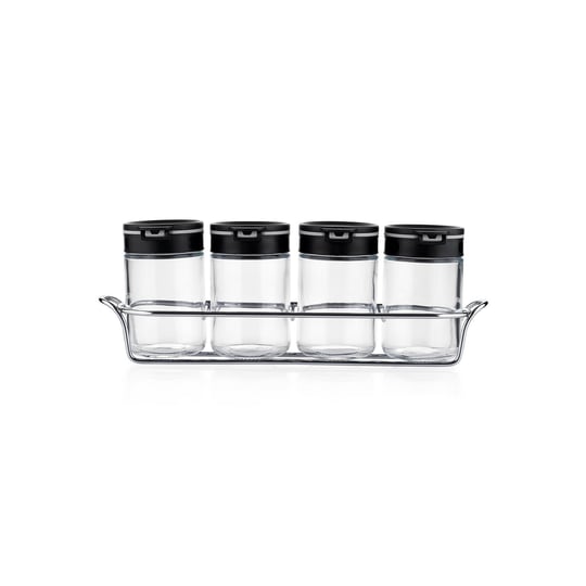 Schafer Clark Standlı Baharat Takımı 200 Ml-5 Parça-Siyah