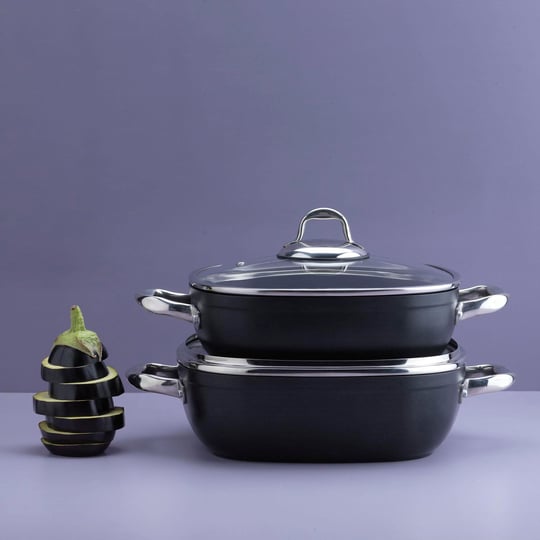 Schafer Gastronomie Master Granit Basık Tencere-28Cm