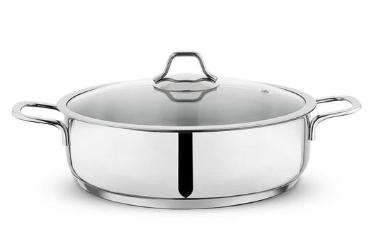 Schafer Held Çelik Basık Tencere 28 Cm-2 Parça-Inox