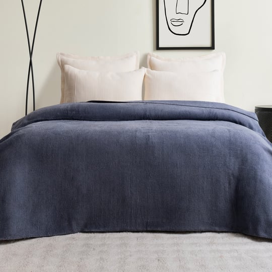 Schafer Home Ruby Çift Kişilik Battaniye 200x220 Cm 1 Parça-İndigo