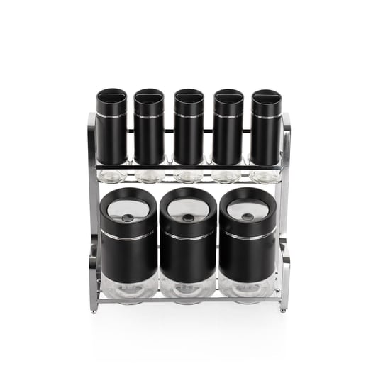 Schafer Silver Touch Baharat Takımı 9 Parça-Siyah