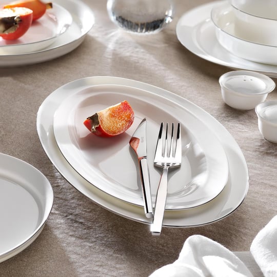 Schafer Superfine Bone Lux Yemek Takımı 56 Parça-Platin