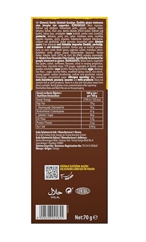 Schar Chocotti Glutensiz Damla Çikolatalı Kurabiye 70 gr