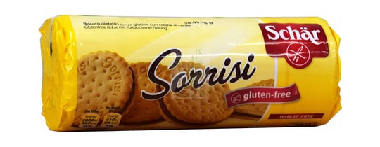 Schar-Maxi Sorrisi 250g – Glutensiz Kakao Kremalı Bisküvi