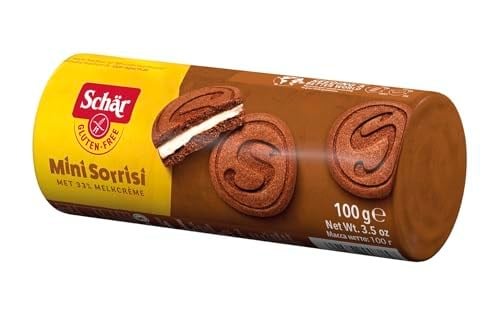 Schar Mini Sorrisi Glutensiz Kaymaklı Çikolatalı Bisküvi 100 gr