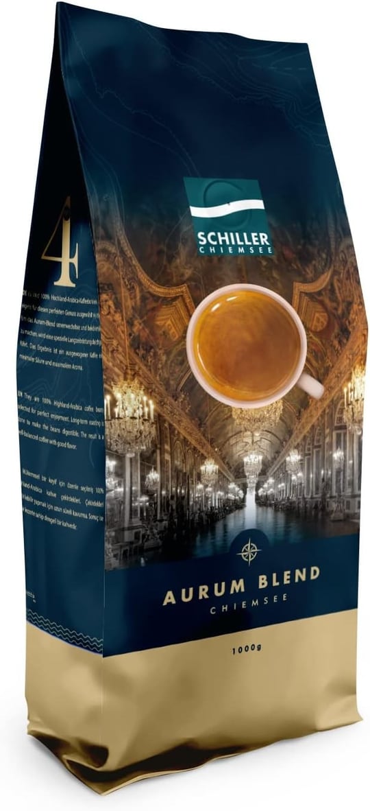 Schiller Kaffeerösterei Aurum Gourment Blend Çekirdek Kahve 1000 gram