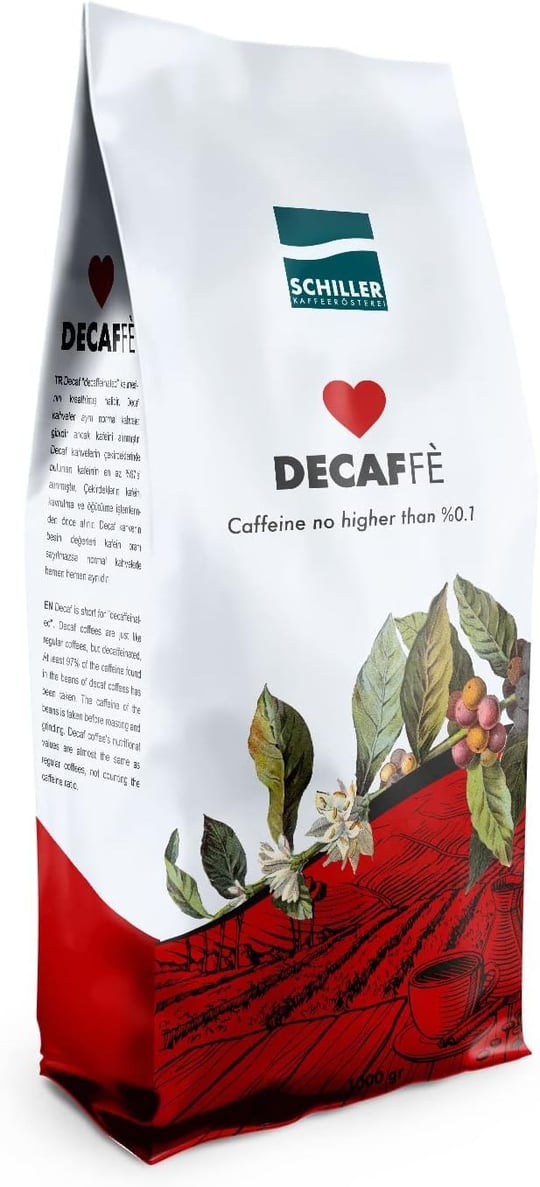 Schiller Kaffeerösterei Decaf Kafeinsiz Çekirdek Kahve 250 gram