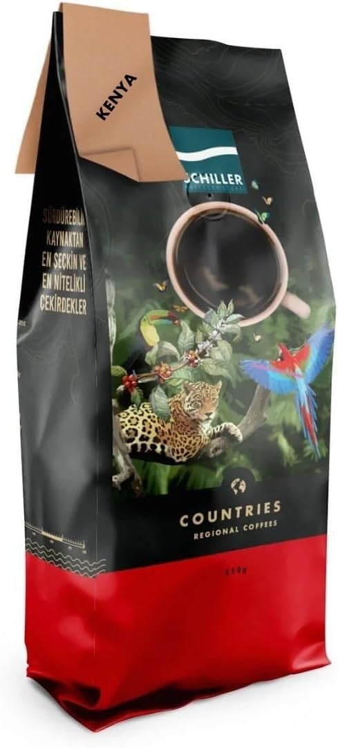 Schiller Kaffeerösterei Kenya Çekirdek Kahve 250 gram