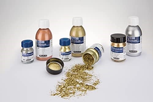 Schmincke Aqua Bronze Sulu Boya Yaldız Pigment 20 ml 812 Rich Pale Gold
