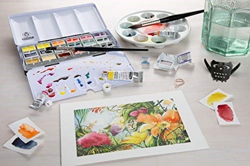 Schmincke Horadam Aquarell Artist Sulu Boya Tam Tablet Seri 2 476 Mauve