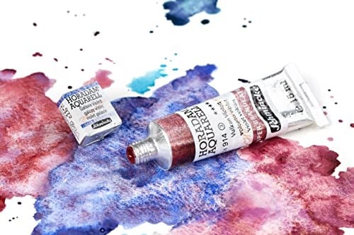 Schmincke - HORADAM® AQUARELL, Süper Granülasyon, 14 931 006 Shire Sarı, 15 ml tüp, çok güçlü granülasyonlu renkler, en iyi, süper granüllü suluboya