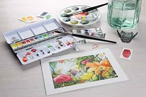 Schmincke Horadam Artists Watercolours French Ultramarine Half Pan (Series 2) (493)