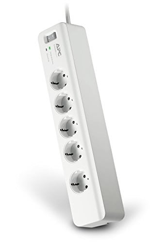 Schneider APC PM5-GR 918 Joule Anahtarlı 5li 1.8 m Akım Korumalı Priz