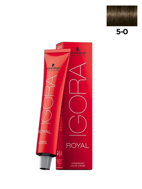 Schwarzkopf Igora Royal Saç Boyası 60ml-No - 5.0 Açık Kahve