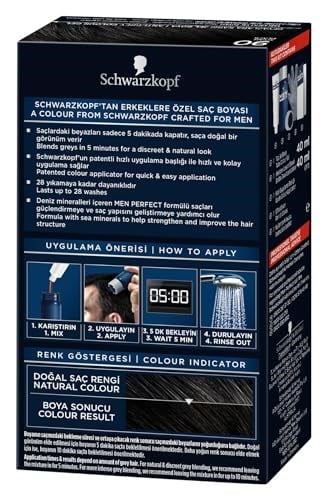 Schwarzkopf Men Perfect Erkek Saç Boyasi 90 - Siyah