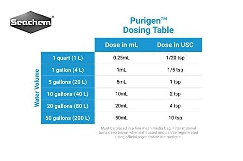 Seachem 19179 Purigen Ultimate Filtrasyon, 2 oz/100 ml