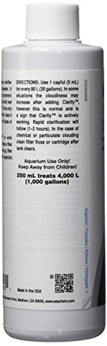 Seachem Clarity 250 ML - Seçenekler: 1.2, 8.5 fl oz, 100 ml/ 3.4 fl. oz.