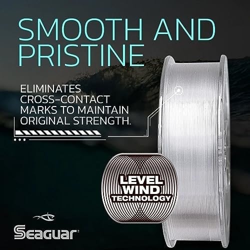 Seaguar Blue Label Tuzlu Su Balıkçılık Lider Misinası, %100 Florokarbon, Şeffaf, Çeşitli Boyutlar