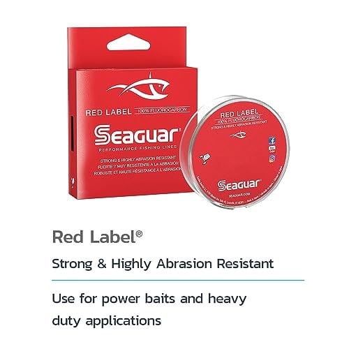 Seaguar Red Label Olta İpi, %100 Florokarbon, 200 m - Seçenekler: 6lbs/200yds, 8-Pounds