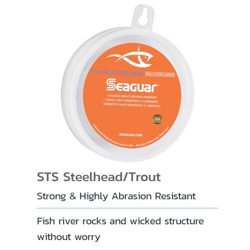 Seaguar STS Alabalık/Gökkuşağı Alabalığı %100 Florokarbon Misina
