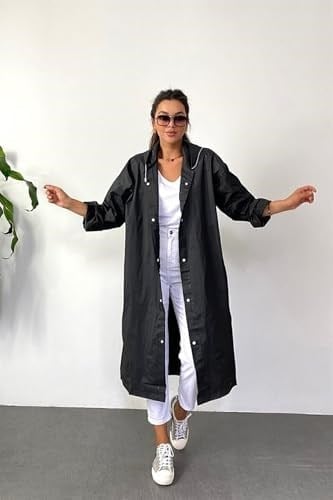 Seahome Unisex Siyah Su Rüzgar Geçirmez Yağmurluk Isgymr2