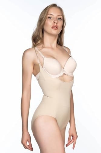 Seamless Dikişsiz Göğüsü Açık Lohusa Body Slip Korse