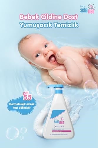 Sebamed Baby PH 5.5 Göz Yakmayan Formül Nemlendirici Etkili Papatya Özütlü Bebek Şampuanı 250 ML - Seçenekler: Tek Ebat (4 paketi), Tek Ebat