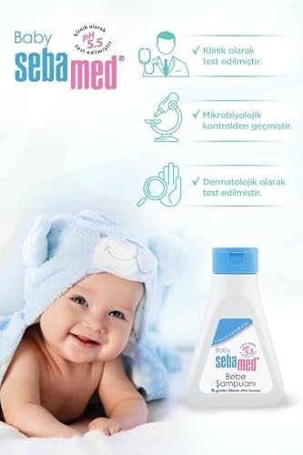 Sebamed Baby pH 5.5 Göz Yakmayan Formül Nemlendirici Etkili Bebek Şampuanı 150 ml - Seçenekler: 150ml, 150ml (2 paketi)