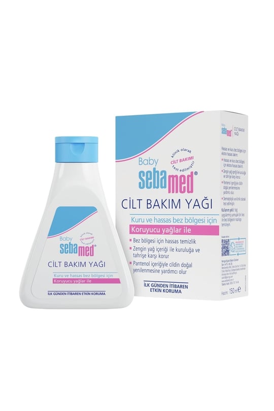 Sebamed Baby Yatıştırıcı Etkili Kuruluk ve Tahrişe Karşı Etkili Bebek Yağı 150 ml - Seçenekler: 1 x 150 mL, 1 x 150 mL (2 paketi), 1 x 150 mL (4 paketi)...