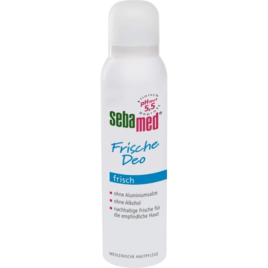 Sebamed Fresh Alüminyum içermeyen Aeresol Deodorant Sprey 150 ml 1 Paket(1 x 150 ml) - Seçenekler: 150 ml (Pack of 1), 150 ml (Pack of 1) (3 paketi)