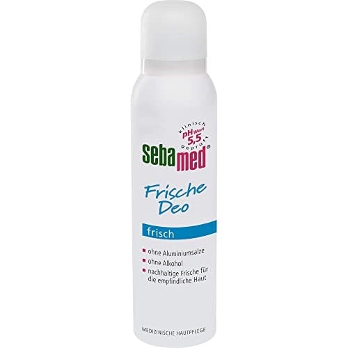 Sebamed Fresh Alüminyum içermeyen Aeresol Deodorant Sprey 150 ml 1 Paket(1 x 150 ml) - Seçenekler: 150 ml (Pack of 1), 150 ml (Pack of 1) (3 paketi)