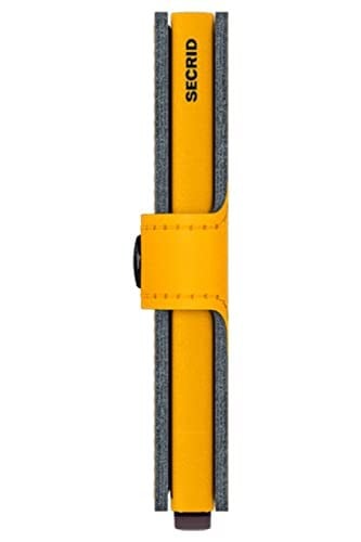 Secrid Miniwallet Ochre Tek Boyut Unisex Yetişkinler, Koyu sarı, Talla única, Modern