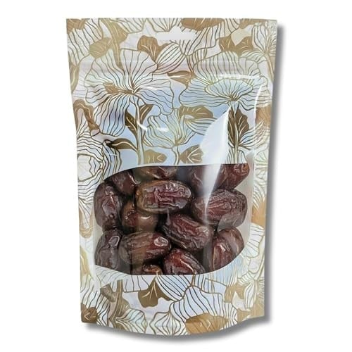 Şeffaf Pencereli Mandala Desenli Poşet, Kilitli Fermuar, Yeniden Kullanılabilir Saklama Torbası,Hazır Doypack, Farklı Kullanım Alanları (100, 15x21)
