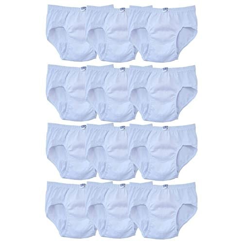Seher Yıldızı Erkek Çocuk Slip Külot Beyaz 12 li Paket Beyaz 7-8 yaş