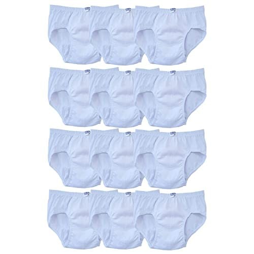 Seher Yıldızı Erkek Çocuk Slip Külot Beyaz 12 li Paket Beyaz 5-6 yaş