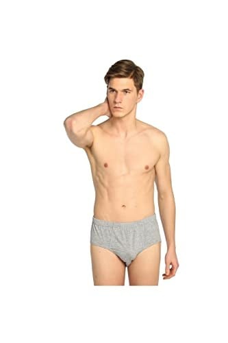 Seher Yıldızı Seher Yıldızı 6 Adet Gri Renk Slip Külot Gri 3XL