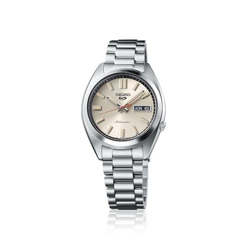 SEIKO Erkekler için Otomatik Saat - 5 - Spor - Tarih Takvimi ve Aydınlık Eller ve İşaretleyiciler, 100 m Suya Dayanıklı