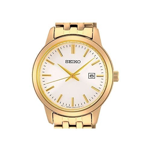 Seiko SUR412P Time Saat Garantili Takvimli 5 Atm Su Geçirmezlik Altın Renk Kadın Kol Saati