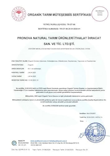 seke Organik Sertifikalı Kuru Dağ İnciri Standart Boy 500 GR